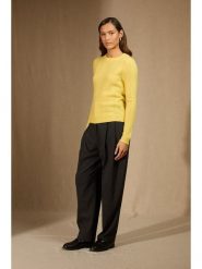 Perfect Cashmere Kaszmirowy sweter "Corva" w kolorze żółtym rozmiar: XXL. Żółte swetry Perfect Cashmere, xxl, bez wzorów, z kaszmiru, bez ramiączek. Za 608.99 zł.