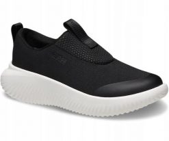 Buty Sportowe Sneakersy Dla Dorosłych Crocs Mellow Ease Slip On. Czarne buty treningowe Crocs, bez wzorów, z materiału, bez zapięcia, trekkingowe. Za 263.99 zł.