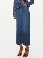 Liu Jo Spódnica jeansowa UF4105 D4811 Granatowy Regular Fit. Niebieskie spódnice Liu Jo, bez wzorów, z bawełny. Za 519.99 zł.