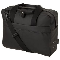 Torba rowerowa na laptopa Jaxx 14L czarna. Czarne torby na laptopa FASTRIDER, bez wzorów, z materiału, na ramię. Za 359.15 zł.