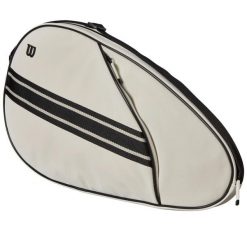 Torba sportowa unisex Wilson Premium Padel Cover. Czarne torby sportowe Wilson, bez wzorów, z materiału. Za 125.75 zł.