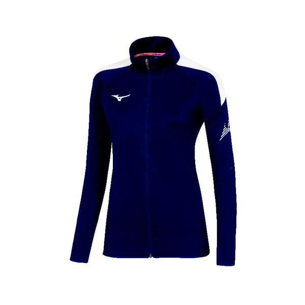 Damska bluza dresowa Mizuno RB. Niebieskie bluzy bez kaptura Mizuno, xl, bez wzorów, z dresówki, bez kaptura, na fitness i siłownię. Za 217.00 zł.