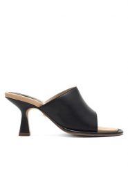 Rage Age Klapki VALENCIA-108096 Czarny. Czarne klapki Rage Age, bez wzorów, ze skóry, bez obcasa, bez zapięcia. Za 379.99 zł.