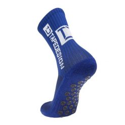 Klasyczne skarpety o średniej długości Tape Design. Niebieskie skarpetki TAPEDESIGN, bez wzorów, z bawełny. Za 147.00 zł.