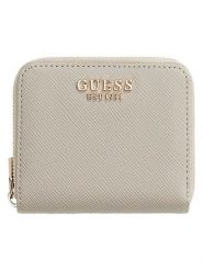 Guess Portfel w kolorze beżowym - 14 x 9 x 3 cm rozmiar: onesize. Brązowe portfele Guess, z aplikacjami, z materiału. Za 183.45 zł.