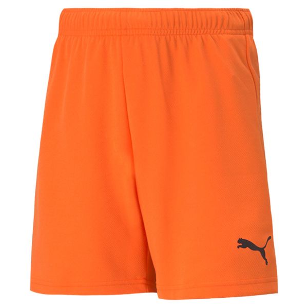 Spodenki dla dzieci Puma teamRISE Short Jr. Brązowe szorty Puma, bez wzorów, sportowe. Za 59.00 zł.