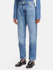 BOSS Jeansy Ada 50564443 Granatowy Boyfriend Fit. Niebieskie jeansy Boss, bez wzorów, z jeansu. Za 509.99 zł.
