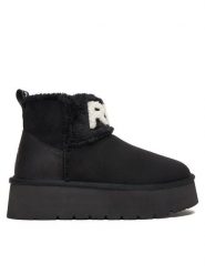 REPLAY Śniegowce GWF5A.000.C0009T Czarny. Czarne śniegowce Replay, bez wzorów, ze skóry, bez zapięcia. Za 489.99 zł.