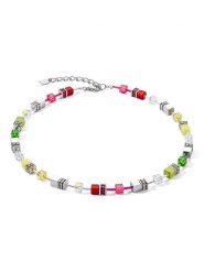 COEUR DE LION Naszyjnik z kryształami Swarovski - dł. 42 cm rozmiar: onesize. Szare naszyjniki COEUR DE LION, z materiału, z hematytem, srebrne. Za 370.69 zł.