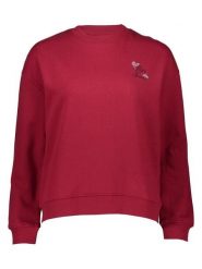 Pepe Jeans Sweter w kolorze czerwonym rozmiar: M. Czerwone swetry Pepe Jeans, m, bez wzorów, z bawełny, bez ramiączek. Za 197.17 zł.