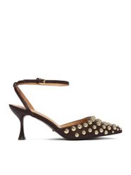 DeeZee Szpilki CEO-HY0570-1 Brązowy. Brązowe szpilki DeeZee, bez wzorów, z materiału, bez obcasa, na szpilce, bez zapięcia. Za 149.99 zł.