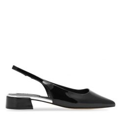 Baleriny Nine West. Czarne baleriny Nine West, bez wzorów, bez obcasa, bez zapięcia. Za 199.99 zł.