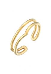 Elli Damski zawijany otwarty kształt V Geo ze srebra próby 925 Sterling Silver Pierścionki 1 ct. Szare pierścionki Elli, srebrne. Za 208.99 zł.