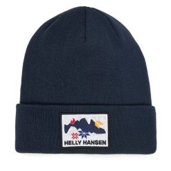 Czapka Helly Hansen. Niebieskie czapki zimowe Helly Hansen, bez wzorów. Za 139.99 zł.