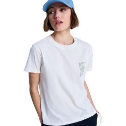 Koszulka z krótkim rękawem dla Kobiety OCEANREGULAR Biały. Białe t-shirty sportowe Roxy, m, bez wzorów, z bawełny, bez ramiączek. Za 109.99 zł.