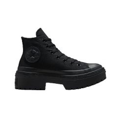 Buty Converse Chuck Taylor All Star Lugged Heel Czarny. Czarne buty treningowe Converse, bez wzorów, z materiału, bez zapięcia. Za 442.55 zł.