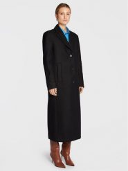 Remain Płaszcz wełniany Boyle Coat RM1487 Czarny Boxy Fit. Czarne płaszcze Remain, na zimę, bez wzorów, z wełny, bez kaptura. Za 2,669.00 zł.