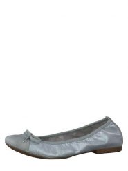 Tamaris Baleriny w kolorze srebrnym rozmiar: 36. Szare baleriny Tamaris, bez wzorów, bez obcasa, bez zapięcia. Za 86.78 zł.
