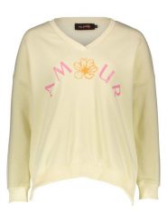 Miss goodlife Bluza "Amour" w kolorze jasnożółtym rozmiar: XL. Żółte bluzy miss goodlife, xl, bez wzorów, z bawełny, bez kaptura. Za 173.99 zł.