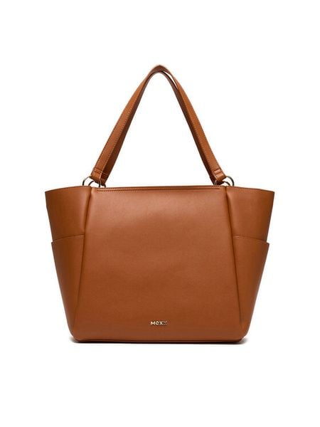 MEXX Torebka C-MEXX-S-012-08 Brązowy. Brązowe shopper bag Mexx, bez wzorów, z materiału, bez dodatków. Za 189.99 zł.