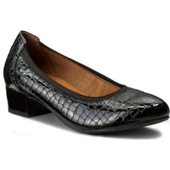 Półbuty CAPRICE - 9-22302-29 Blk Croco Pat. 041. Czółenka marki Caprice. W wyprzedaży za 209.00 zł.