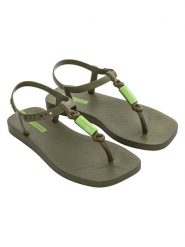 Ipanema Sandały "Class" w kolorze khaki rozmiar: 41/42. Brązowe sandały Ipanema, bez wzorów, klasyczne, z otwartym noskiem, bez obcasa, bez zapięcia. Za 65.99 zł.