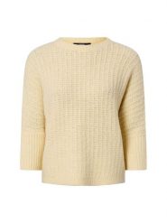 Someday sweter z dzianiny z wełną i alpaką - Tumelda Kobiety Sztuczne włókno żółty, M. Żółte swetry someday., m, bez wzorów, z dzianiny, bez ramiączek. Za 449.95 zł.