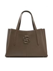BOSS Torebka 50535938 Brązowy. Brązowe shopper bag Boss, bez wzorów, ze skóry, bez dodatków. Za 939.99 zł.