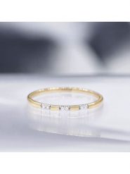 DIAMOND & CO Złoty pierścionek "Pour Toujours" z diamentami rozmiar: 54. Żółte pierścionki Diamond & Co, z diamentem, złote. Za 636.92 zł.