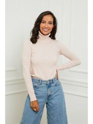 L'armoire de Suzette Golf w kolorze jasnoróżowym rozmiar: 38/40. Różowe swetry L'armoire de Suzette, l, bez wzorów, z kaszmiru, klasyczne, bez ramiączek. Za 131.43 zł.