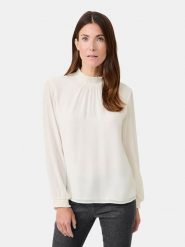 Gerry Weber Bluzka w kolorze białym rozmiar: 42. Białe bluzki Gerry Weber, bez wzorów, bez kołnierzyka, bez ramiączek. Za 118.84 zł.