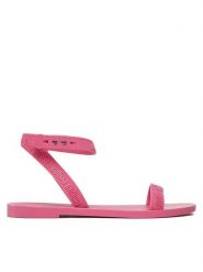 Melissa Sandały Melissa M Lover Sandal Ad 35750 Różowy. Czerwone sandały Melissa, bez wzorów, z tworzywa sztucznego, bez obcasa, na płaskiej podeszwie, bez zapięcia. Za 299.99 zł.