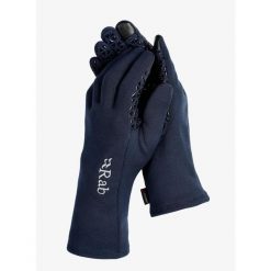 Rękawiczki Rab Power Stretch Contact Grip Glove. Niebieskie rękawiczki RAB, bez wzorów, sportowe. Za 119.99 zł.