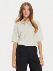 Calvin Klein Bluzka K20K207977 Écru Regular Fit. Bluzki Calvin Klein, bez wzorów, z syntetyku, bez kołnierzyka, bez ramiączek. Za 319.99 zł.