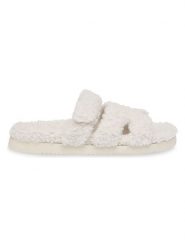 Steve Madden Klapki w kolorze białym rozmiar: 39. Białe klapki Steve Madden, bez wzorów, klasyczne, z otwartym noskiem, bez obcasa, bez zapięcia. Za 159.95 zł.