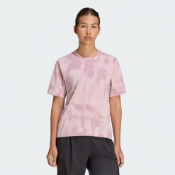 Koszulka Terrex Multi Climacool Printed. Fioletowe t-shirty sportowe adidas, l, bez wzorów, z dzianiny, bez ramiączek, do biegania, climacool (adidas). Za 199.00 zł.