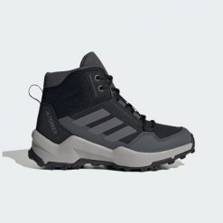 Buty Terrex Ax4r Mid Hiking. Czarne buty trekkingowe adidas, z materiału, bez zapięcia. Za 279.00 zł.
