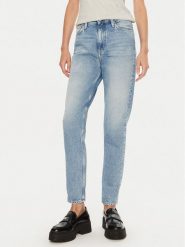 Calvin Klein Jeans Jeansy J20J224036 Niebieski Mom Fit. Niebieskie jeansy Calvin Klein Jeans, bez wzorów, z bawełny. Za 309.99 zł.