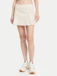 Calvin Klein Jeans Spódnica mini J20J225215 Beżowy Regular Fit. Brązowe spódnice Calvin Klein Jeans, bez wzorów, z bawełny, mini. Za 219.99 zł.