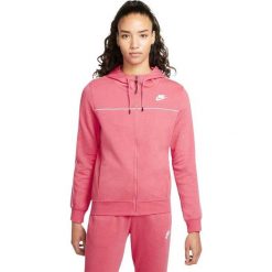 Bluza sportowa damska Nike Nsw Mlnm Essential Flecee FZ Hoody. Czerwone bluzy bez kaptura Nike, bez wzorów, bez kaptura. W wyprzedaży za 243.35 zł.