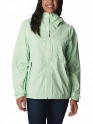 Columbia Kurtka przeciwdeszczowa "Trailstorm™" w kolorze turkusowym rozmiar: XS. Niebieskie kurtki przeciwdeszczowe Columbia, xs, bez wzorów, z materiału, bez kaptura, outdoorowe. Za 185.32 zł.
