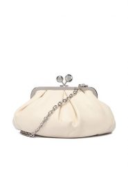 Weekend Max Mara Torebka 2615511164600 Écru. Kopertówki Weekend Max Mara, bez wzorów, ze skóry, wizytowe, bez dodatków. Za 1,309.00 zł.