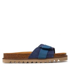 Klapki Dr. Brinkmann. Niebieskie klapki Dr. Brinkmann, bez wzorów, bez obcasa, bez zapięcia. Za 319.99 zł.