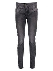 Herrlicher Dżinsy - Slim fit - w kolorze antracytowym rozmiar: W26/L32. Czarne jeansy Herrlicher, l, z aplikacjami, ze skóry, klasyczne. Za 109.78 zł.