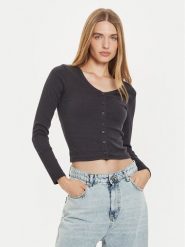 Levi's® Bluzka A8783-0001 Czarny Slim Fit. Czarne bluzki s, bez wzorów, z bawełny, bez kołnierzyka, bez ramiączek. Za 109.99 zł.