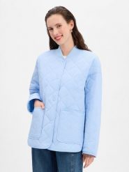 Marc O'Polo Denim kurtka pikowana Kobiety niebieski, M. Niebieskie kurtki Marc O'Polo DENIM, m, bez wzorów, z denimu, klasyczne, bez kaptura. Za 479.95 zł.