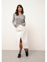 Just Cashmere Kaszmirowy sweter "Joyce" w kolorze szarym rozmiar: S. Szare swetry Just Cashmere, s, bez wzorów, z kaszmiru, bez ramiączek. Za 434.99 zł.