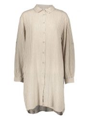 Kaffe Sukienka "Milia" w kolorze zielono-białym rozmiar: 46. Brązowe sukienki Kaffe, na imprezę, s, bez wzorów, z wiskozy, klasyczne, bez kołnierzyka, bez ramiączek, midi. Za 144.95 zł.