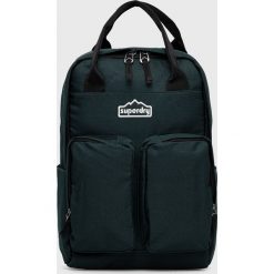 Superdry plecak damski kolor zielony duży gładki. Zielone plecaki Superdry, bez wzorów, do ręki, bez dodatków. W wyprzedaży za 219.99 zł.