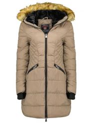 ANAPURNA Parka "Bolmen" w kolorze szarobrązowym rozmiar: M. Brązowe płaszcze ANAPURNA, m, bez wzorów, bez kaptura. Za 217.99 zł.